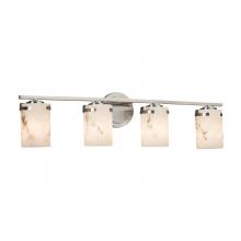 Justice Design Group FAL-8454-10-NCKL - Atlas 4-Light Bath Bar