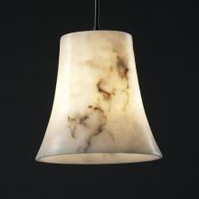 Justice Design Group FAL-8816-20-ABRS-RIGID - Small 1-Light Pendant