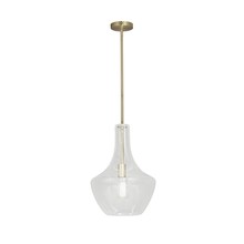 Justice Design Group FSN-4170-SEED-BRSS - Harlow 12&#34; Pendant