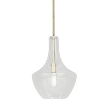 Justice Design Group FSN-4171-SEED-BRSS - Harlow 14&#34; Pendant