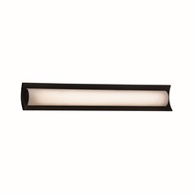 Justice Design Group FSN-8635-OPAL-MBLK - Lineate 30&#34; Linear LED Wall/Bath