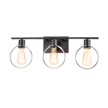 Justice Design Group NSH-8903-CRMB - Volta 3-Light Bath Bar