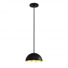 Justice Design Group NSH-9840-CBGD - Elias 9&#34; 1-Light Dome Pendant