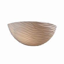 Justice Design Group POR-8802-WAVE - Limoges Waves Porcelain Bisque