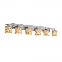 Justice Design Group ALR-8706-20-NCKL - Aero 6-Light Bath Bar