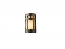 Justice Design Group CER-5345-HMBR-LED1-1000 - Small ADA LED Prairie Window - Open Top & Bottom