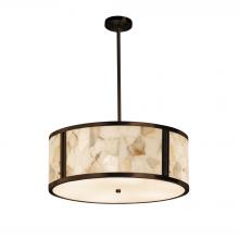 Justice Design Group ALR-9542-DBRZ-LED5-5000 - Tribeca 24&#34; LED Drum Pendant