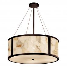 Justice Design Group ALR-9544-DBRZ - Tribeca 36&#34; Drum Pendant