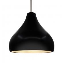 Justice Design Group CER-6565-BLK-NCKL-RIGID-LED1-700 - Large Droplet LED Pendant