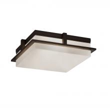 Justice Design Group CLD-7569W-DBRZ - Avalon 14&#34; Large LED Outdoor Flush-Mount