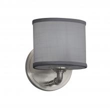 Justice Design Group FAB-8467-30-GRAY-NCKL-LED1-700 - Bronx ADA 1-Light LED Wall Sconce