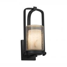 Justice Design Group FAL-7581W-10-MBLK-LED1-700 - Atlantic Small Outdoor LED Wall Sconce