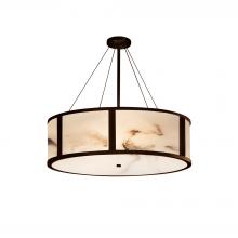 Justice Design Group FAL-9547-DBRZ - Tribeca 48&#34; Drum Pendant