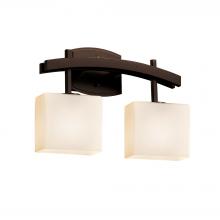 Justice Design Group FSN-8592-55-OPAL-DBRZ - Archway 2-Light Bath Bar