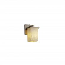 Justice Design Group FSN-8671-15-WEVE-NCKL-LED1-700 - Montana 1-Light LED Wall Sconce