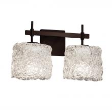 Justice Design Group GLA-8412-30-LACE-DBRZ-LED2-1400 - Union 2-Light LED Bath Bar