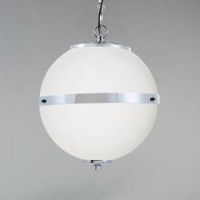 Justice Design Group FSN-8040-OPAL-CROM-LED4-2800 - Imperial 17&#34; LED Hanging Globe