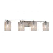 Justice Design Group FSN-8444-15-SEED-NCKL-LED4-2800 - Era 4-Light LED Bath Bar