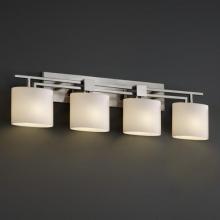 Justice Design Group FSN-8704-30-MROR-DBRZ - Aero 4-Light Bath Bar