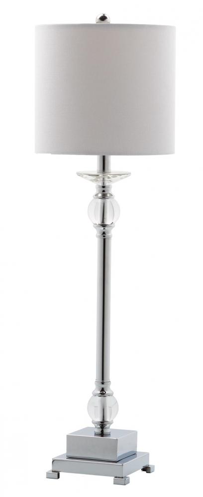 One Light Nickel Table Lamp