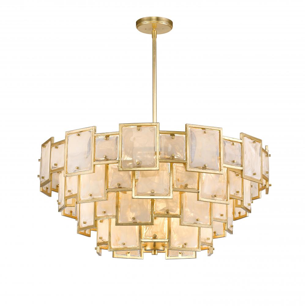 Skyler 16 Light Pendant - Gold Leaf