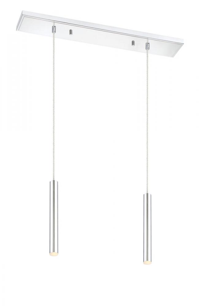 2 Light Linear Chandelier