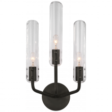 Visual Comfort & Co. Signature Collection ARN 2483BZ-CG - Casoria 17&#34; Triple Sconce