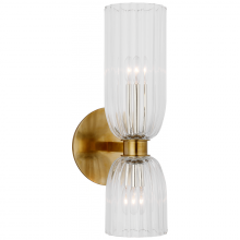 Visual Comfort & Co. Signature Collection ARN 2500HAB-CG - Asalea 16&#34; Double Bath Sconce