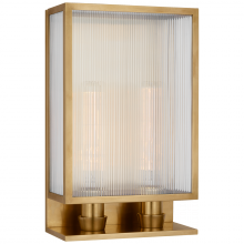 Visual Comfort & Co. Signature Collection BBL 2182SB-CRB - York 16&#34; Double Box Sconce