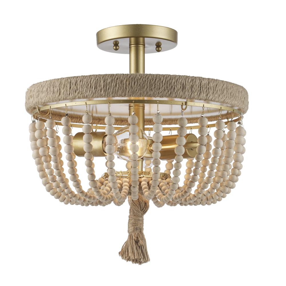 Taylan Flush Mount Lighting Antique Gold