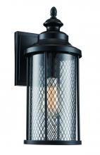 Trans Globe 40741 BK - Stewart 16&#34; Wall Lantern