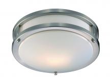 Trans Globe PL-10260 BN - Barnes 9.5&#34; Flushmount