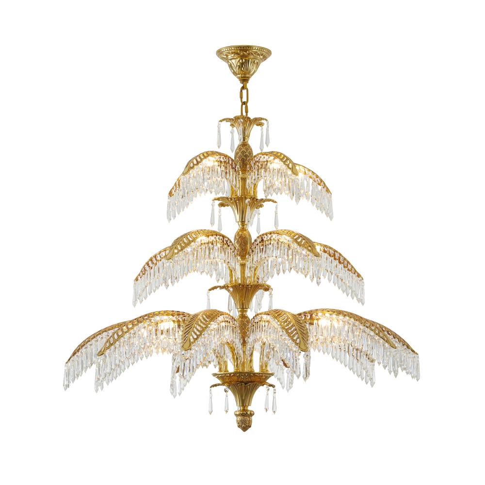 Chandelier  Brass