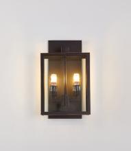 Bethel International KC04W16BLK - Outdoor Wall Sconce Bronzed Black