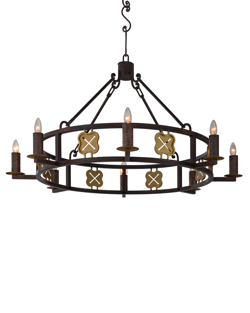 Golden Crest Chandelier