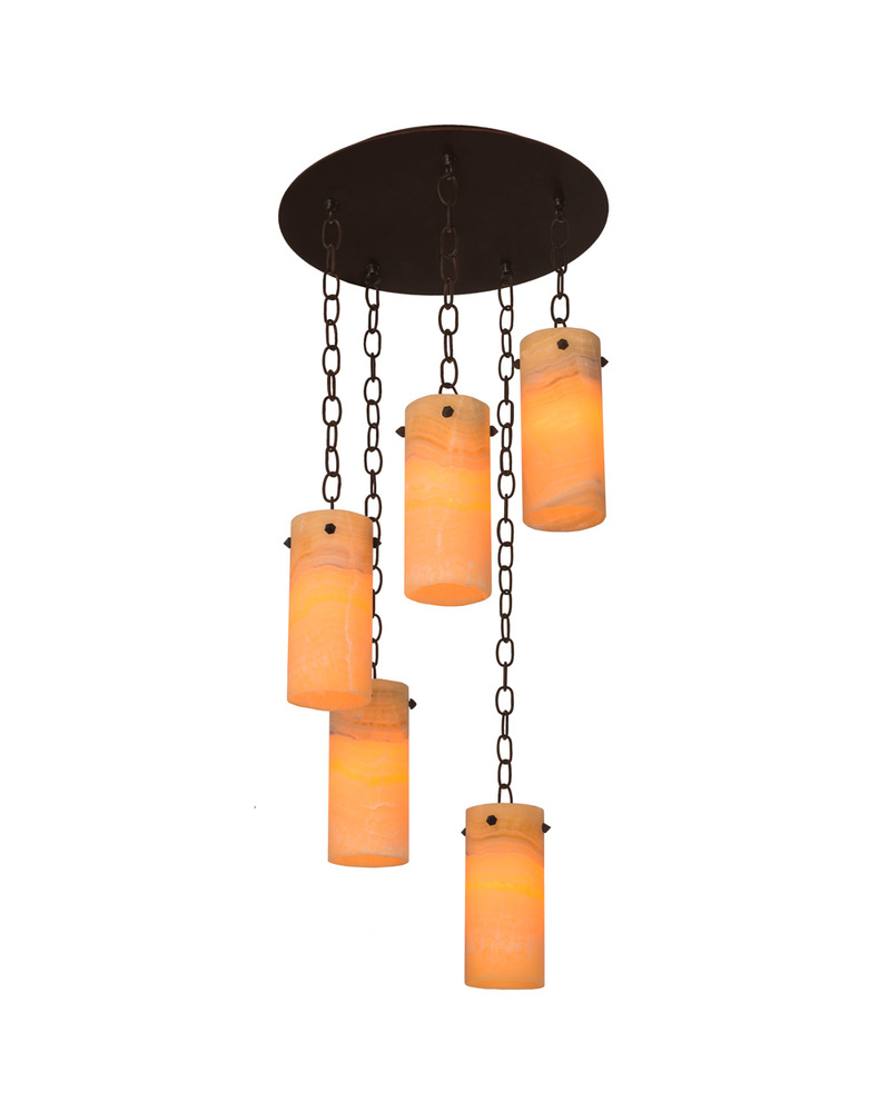 Mountain Modern Pendant 5 Light Cluster