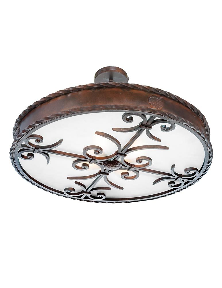 Caspian Semi-Flush Mount Chandelier