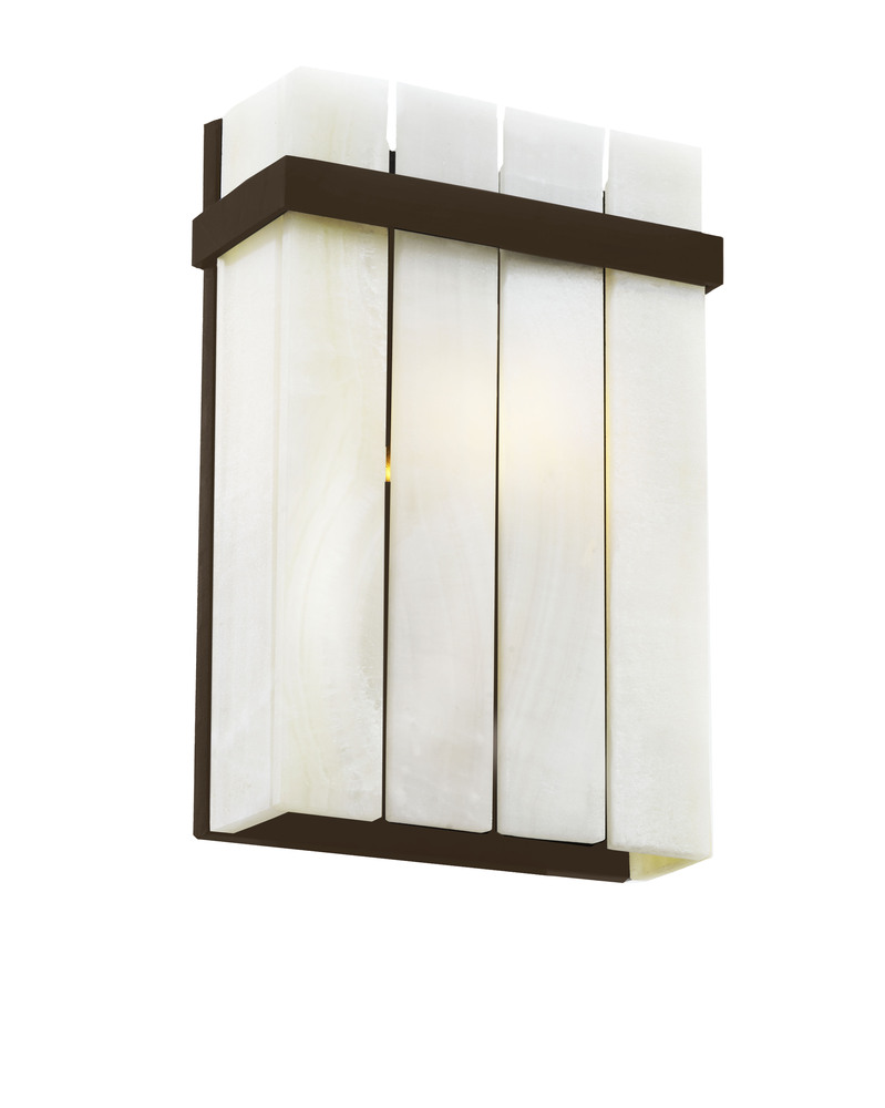 Harmony Flush Mount Sconce - White Onyx