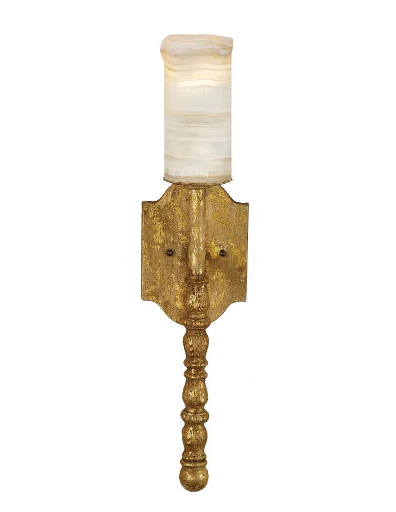 Montecito 1-light Sconce - Golden White Finish