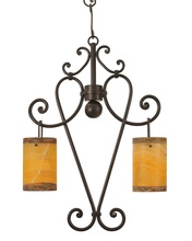 Santangelo Lighting & Design CH-CMPN-2L - Campana 2 Light Chandelier