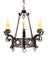 Santangelo Lighting & Design CH-HRST-6L - Hearst 6-light Chandelier