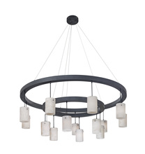 Santangelo Lighting & Design CH-STRTS-2T - Stratos 2-Tier Chandelier