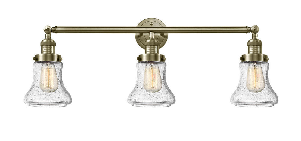 Bellmont - 3 Light - 30 inch - Antique Brass - Bath Vanity Light