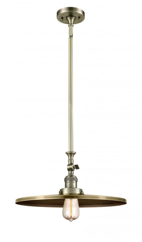 Appalachian - 1 Light - 16 inch - Antique Brass - Stem Hung - Mini Pendant