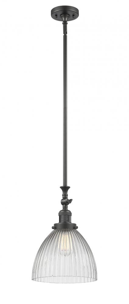 Seneca Falls - 1 Light - 10 inch - Oil Rubbed Bronze - Stem Hung - Mini Pendant