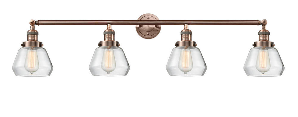 Fulton - 4 Light - 43 inch - Antique Copper - Bath Vanity Light