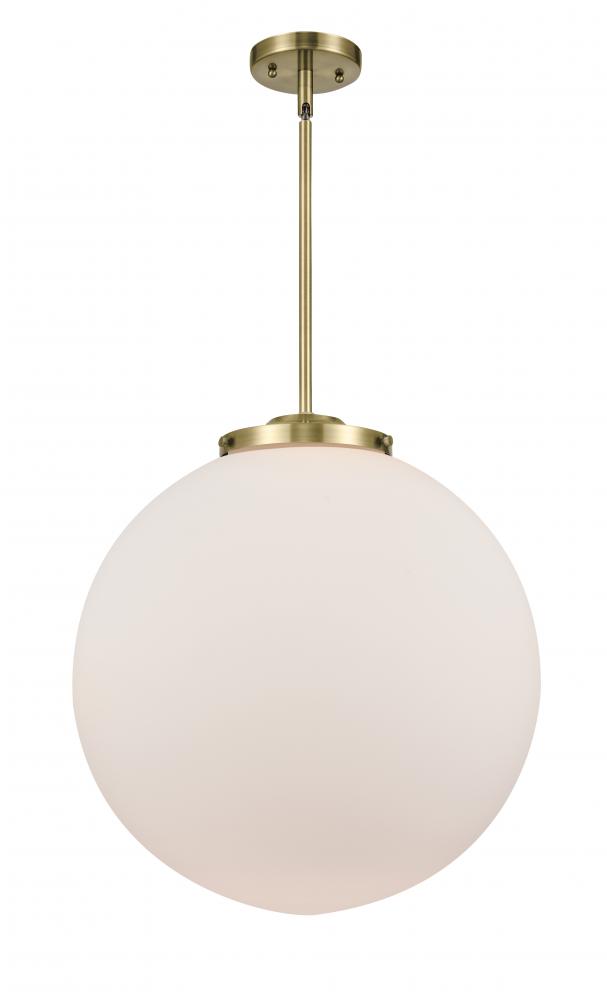 Beacon - 1 Light - 18 inch - Antique Brass - Cord hung - Pendant