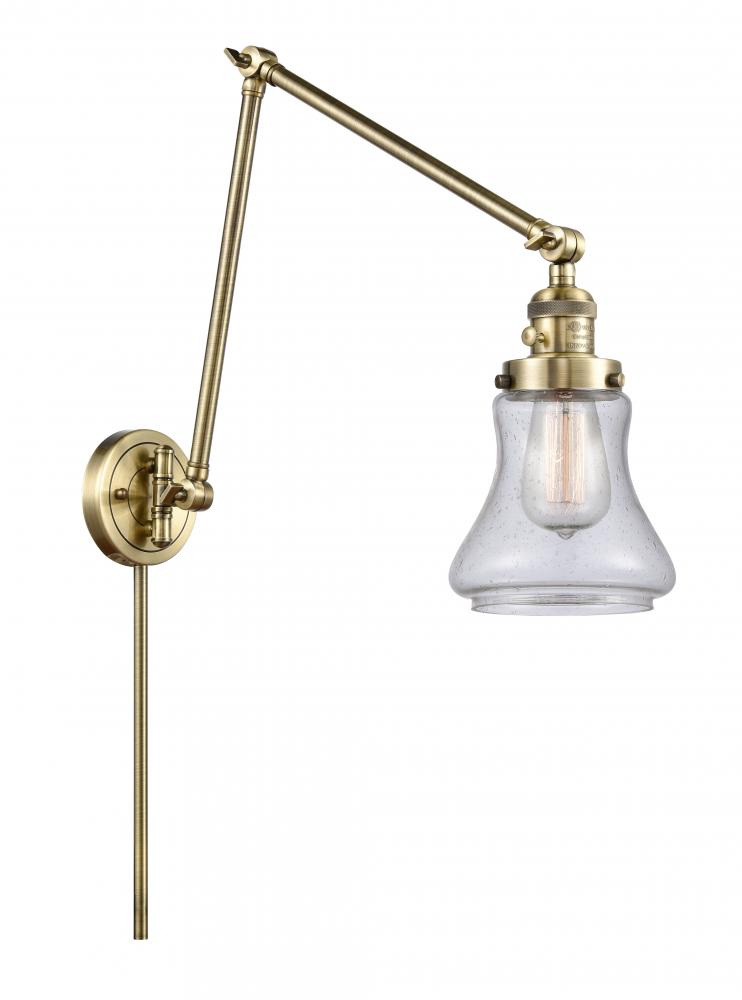 Bellmont - 1 Light - 8 inch - Antique Brass - Swing Arm