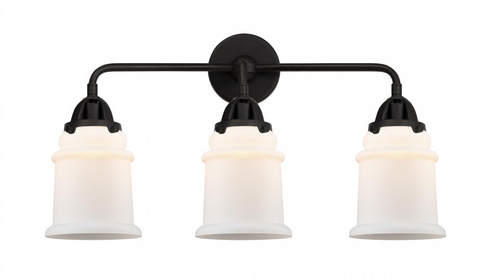 Canton - 3 Light - 24 inch - Matte Black - Bath Vanity Light