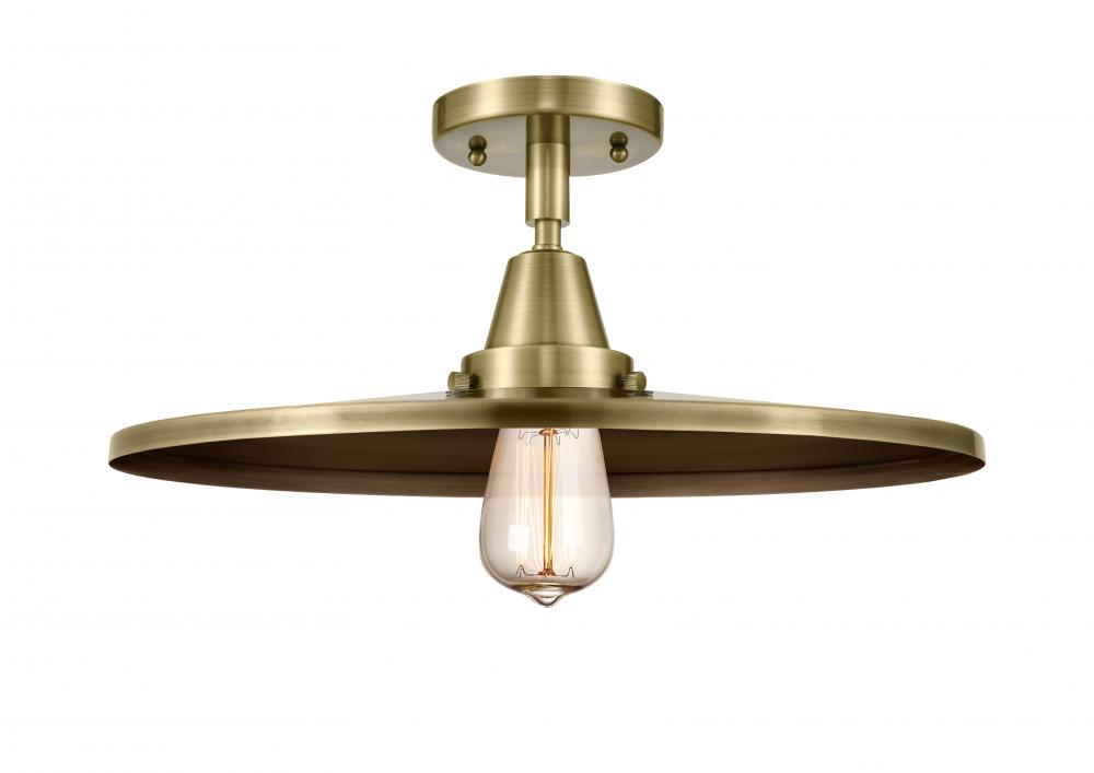 Appalachian - 1 Light - 16 inch - Antique Brass - Flush Mount